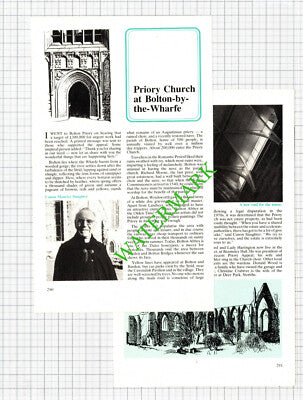 Priory Church Bolton-by-the-Wharfe Canon Maurice Slaughter - 1984 Article