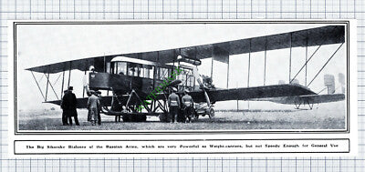 Sikorsky Biplanes Russian Army -1915 Cutting