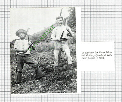Mr Watson Peirson Mr Harry Spenceley Yatt's Farm Rosedale - 1970s Cutting