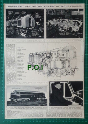 (X313) Britain's First Diesel Electric LMS Main Line Train - 1948 Clip