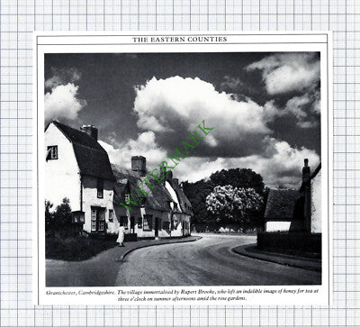 7145) Grantchester Cambridgeshire - 1980s Cutting