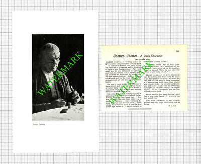 James James Jimmy Jams Coachman Yorkshire Burton-in-Kendal - 1941 2-Part Cutting