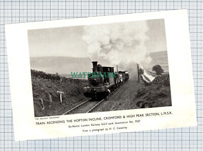 C4789) Hopton Incline Cromford & High Peak Section - 1930s Clip