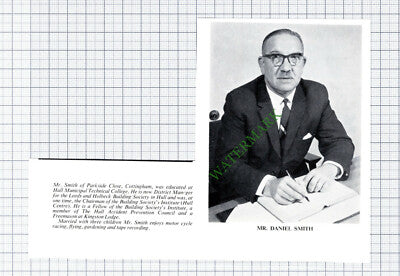 C7901) Mr Daniel Smith Cottingham Hull - 1967 Cutting