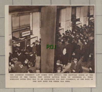 C976) Vienna Post Office Austria New Currency - 1948 Cutting