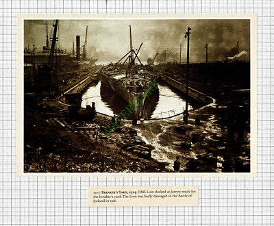 HMS LION At Jarrow Breaker's Yard - 2-Part Cutting