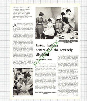 Grange Farm Chigwell Essex Winged Fellowship Joan Brander - 1975 Article
