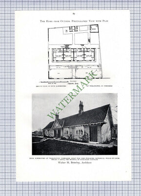 8972) Muizenberg Capetown Hindhead / Weslington Almshouses Deramore - c.1906