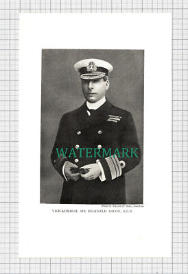 C3678) Vice Admiral Sir Reginald Bacon - c.1920s Clip