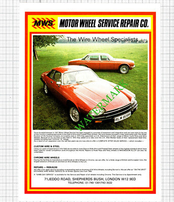 MWS Motor Wheel Service Repair Co Shepherds Bush London Advert - 1979 Cutting