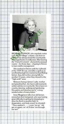 Irene Megginson - 1989 Small Cutting