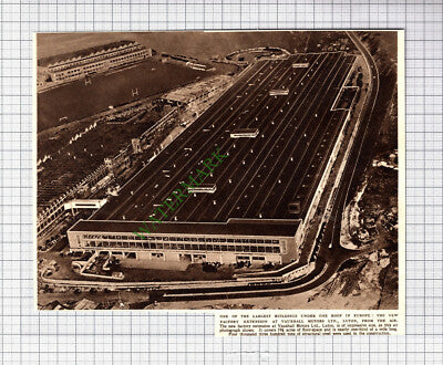 Vauxhall Motors Ltd Luton - 1950 Cutting