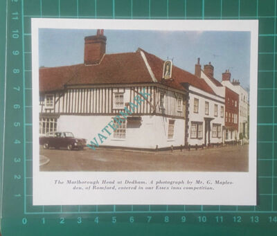 C823) The Marlborough Head Dedham Essex - 1964 Cutting