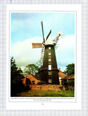 9904) Alford Mill Lincolnshire - 1980s Cutting / Print