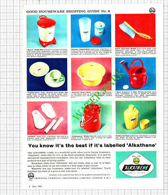 Alkathene ICI Advert - 1960 Cutting