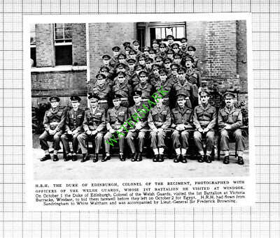 Welsh Guards 1st Battalion Victoria Barracks Windsor - 1953 Small Cutting