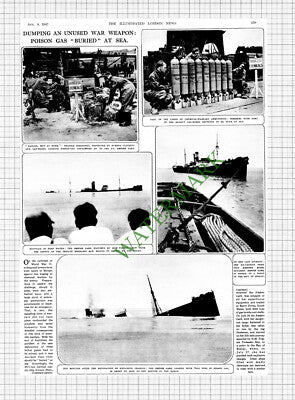 SS EMPIRE LARK Kersten Miles Ship Scuttled HM Frigate Tremadoc Bay 1947 Cutting