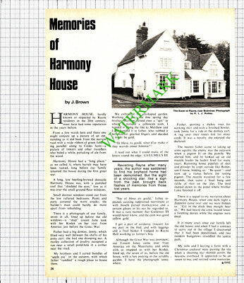 Harmony House Rayne Essex - 1974 Article