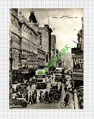 Rundle Street Adelaide Australia - 1960s Cutting / Print