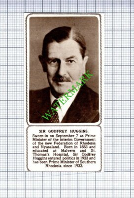 Sir Godfrey Huggins - 1953 SMALL Cutting
