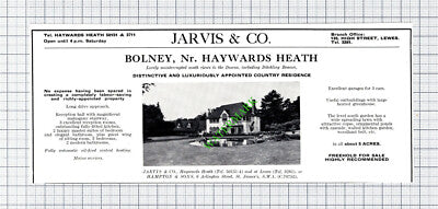 Bolney Haywards Heath House Sale Advert - 1966 Cutting
