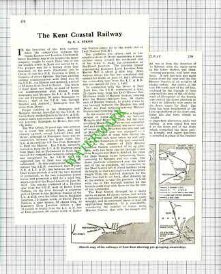 The Kent Coastal Railway GA Sekon - 1942 Article