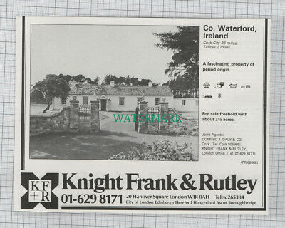 C7757) Tallow Co Waterford Ireland - 1980 House Advert
