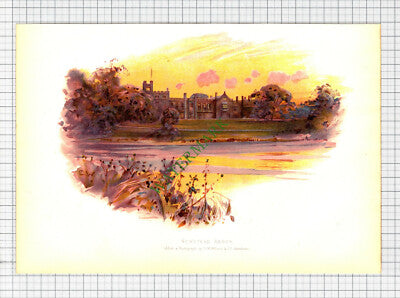 9817) Newstead Abbey - c.1900 Print