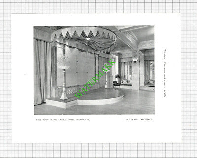Cinema Theatre Aarhus Hoeg-Hansen / Royal Hotel Harrogate - 1926 Book Print