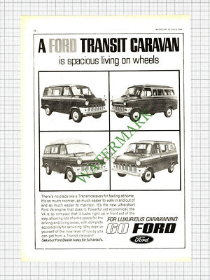 Ford Transit Caravan ADVERT - 1966 ADVERT