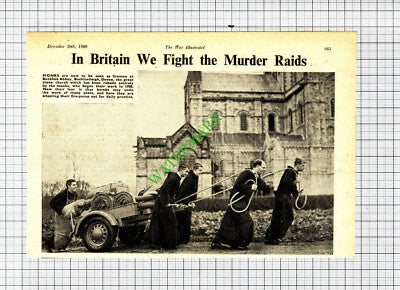 Buckfast Abbey Buckfastleigh Devon Monks World War Two WW2 - 1940 Cutting