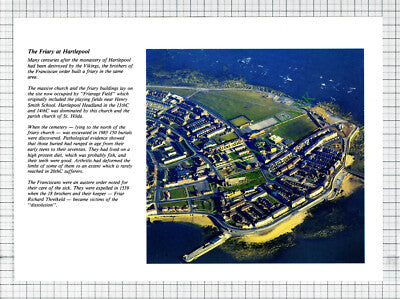 9785) The Friary Hartlepool Aerial View - 1980s Cutting