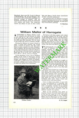 Kershaw Schofield Artist / William Mellor Harrogate - 1976 Cutting