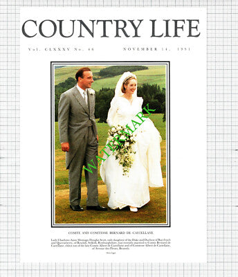 Comte Bernard De Castellane Montagu Douglas Scott Bowhill Selkirk -1991 Cutting
