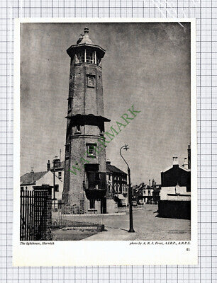 C3684) Harwich Lighthouse - 1972 Cutting