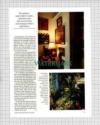 X1952) Graham Davies Artist Golden Spring Ocho Rios Jamaica -1989 Article