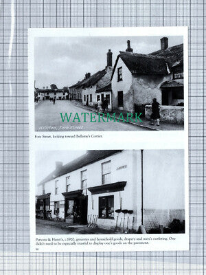 C4308) Williton Somerset / Bradbeer's Garage / Parsons & Hann Holcombe - Cutting