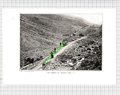 Honister Pass - c.1930s Cutting / Print
