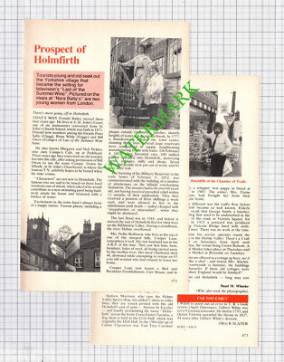 Holmfirth Yorkshire Donald Bailey Nigel Hinchliffe - 1984 Article