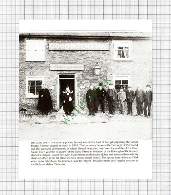 C5350) Good Intent Inn John Ditchburn Sleegill Richmond North Yorkshire Cutting