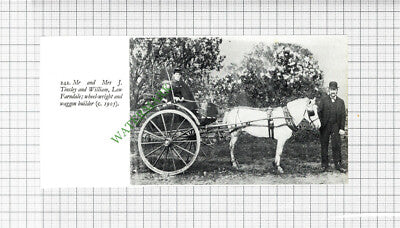 Mr J Tinsley Low Farndale Wheel-Wright - 1970s Cutting