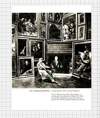 9033) G F Watts Artist Kensington - Cutting