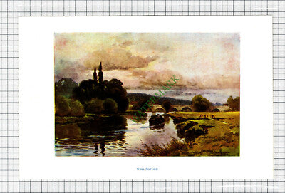 Wallingford Oxfordshire - 1910 Print