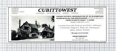 Haslemere Surrey House Sale Advert - 1969 Cutting