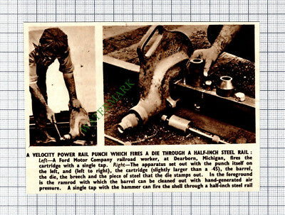 Ford Motor Company Railroad Dearborn Michigan -1947 Cutting