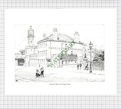 9230) Herald Steam Printing Works Pemberton House Wakefield - 1980s Print