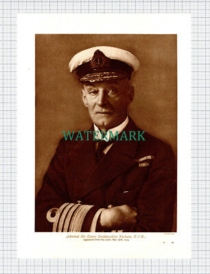 X753) Admiral Sir Henry Bradwardine Jackson First Sea Lord - 1919 Cutting