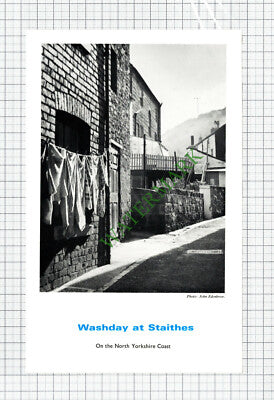 C4134) Staithes North Yorkshire - 1970 Cutting