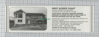 C7770) Angmering West Sussex - 1980 House Advert