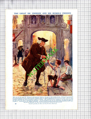Dr Johnson Samuel Dudley Tennant - c.1930s Book Print